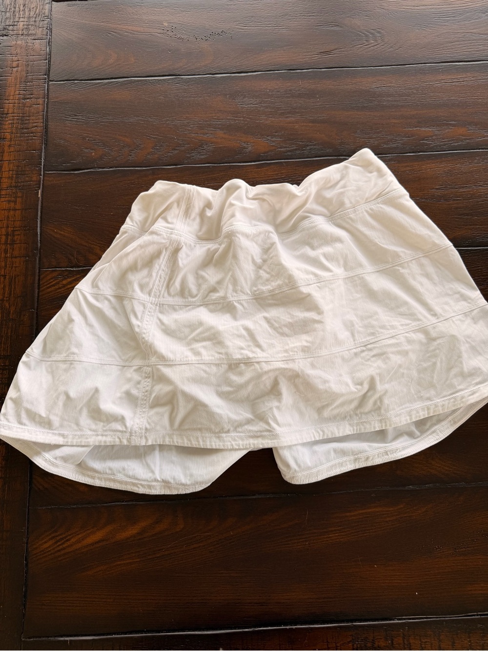 lululemon Pace Rival White Athletic Skirt